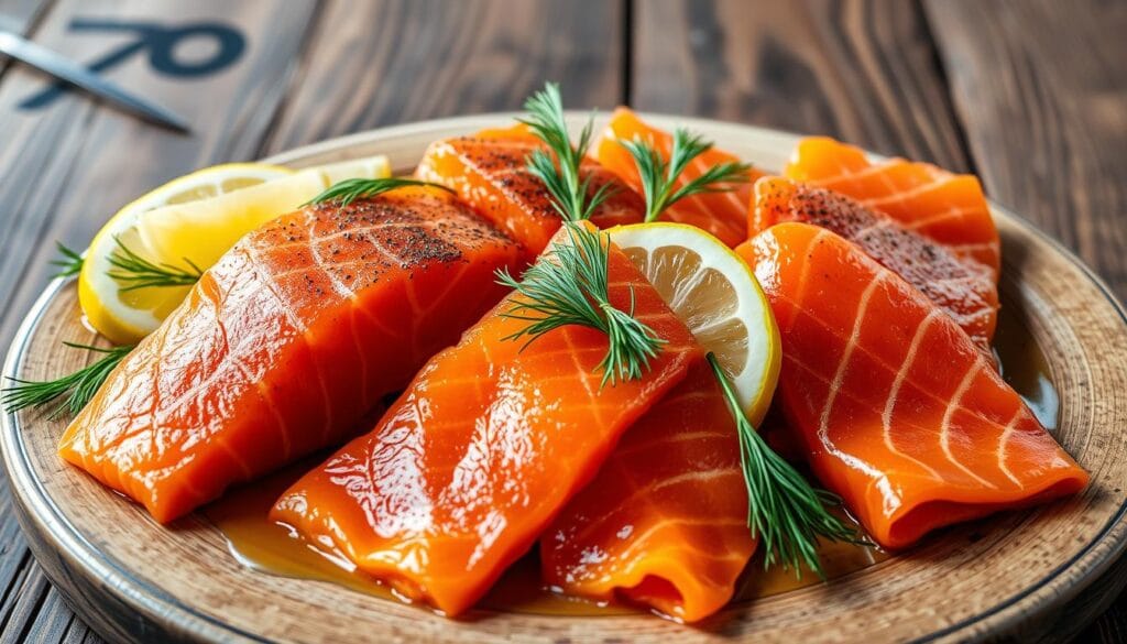 Smoked salmon,wild-caught salmon,wild-caught salmon