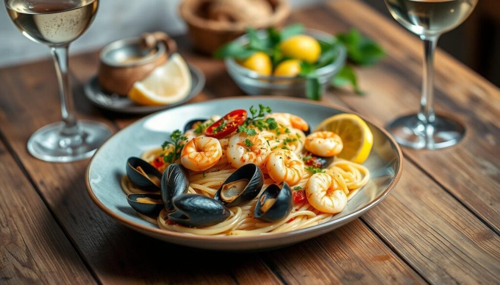 seafood pasta presentation seafood pasta presentation