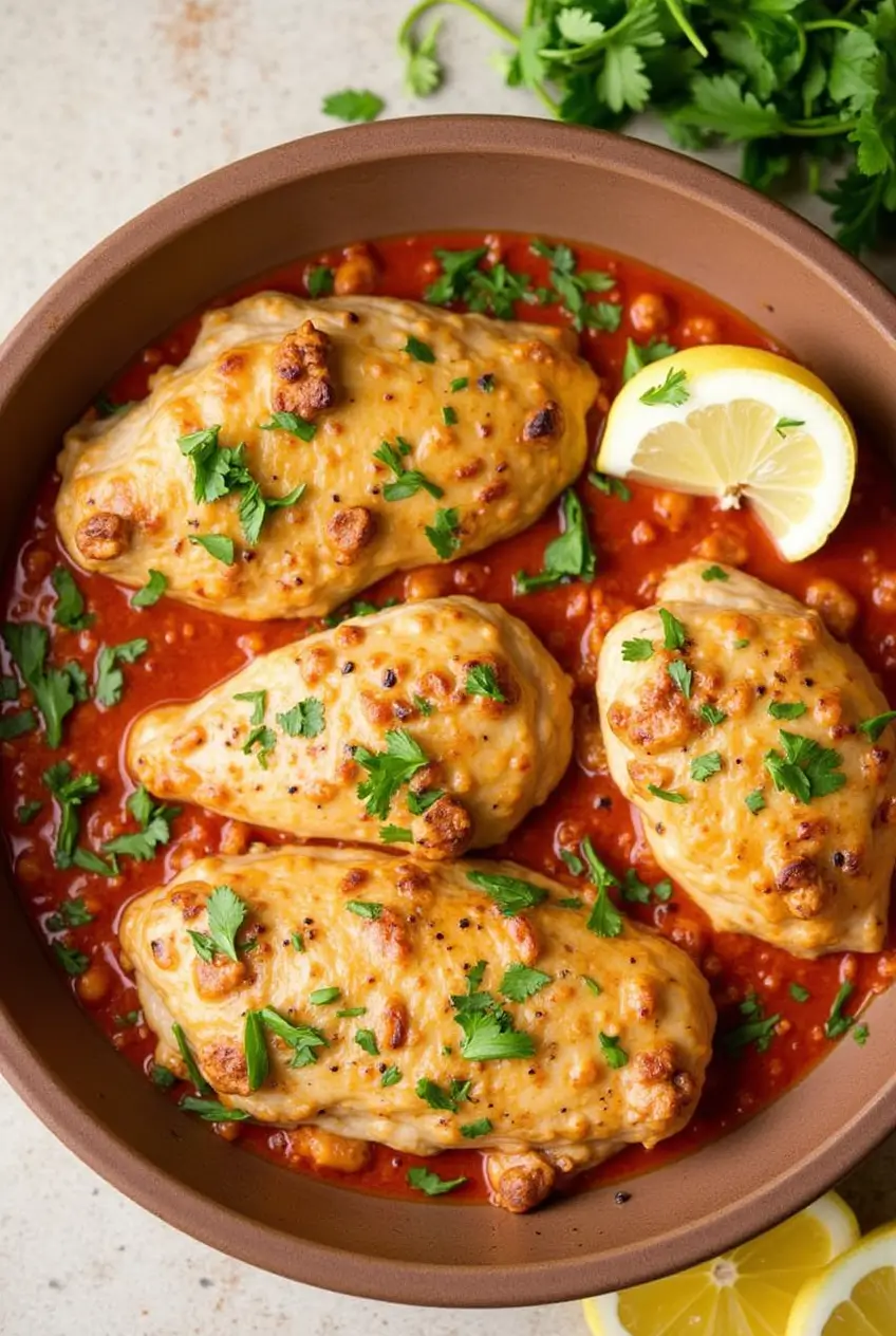 Tuscan Chicken,Chicken and Potatoes