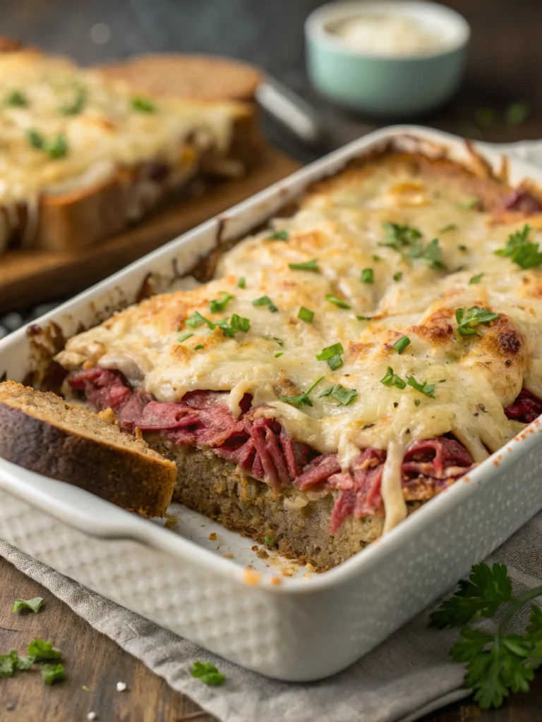 Reuben Crescent Bake
