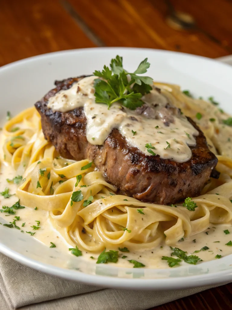 Steak Alfredo