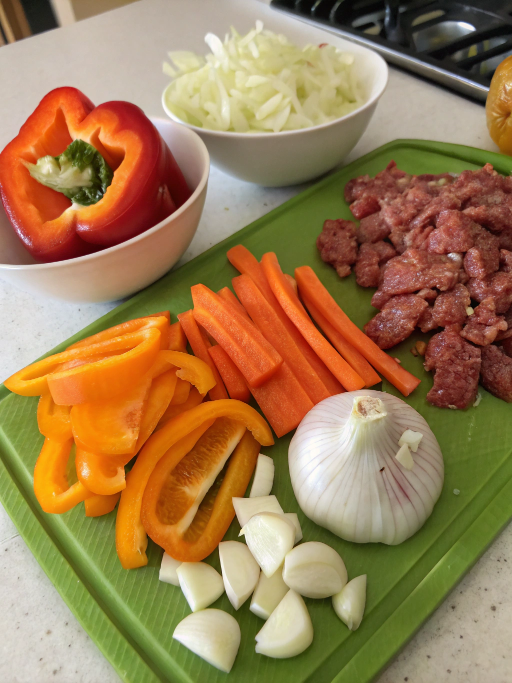 Ground Beef Stir Fry