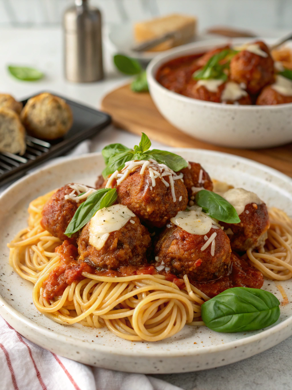 Italian Baked Meatballs