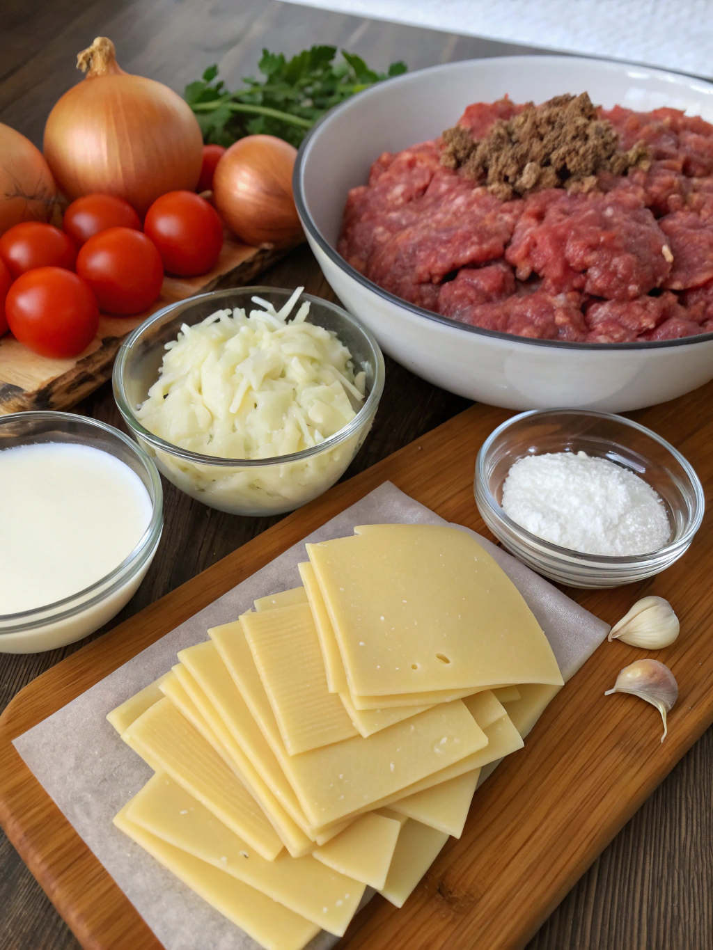 Skillet Pastitsio Ingredients