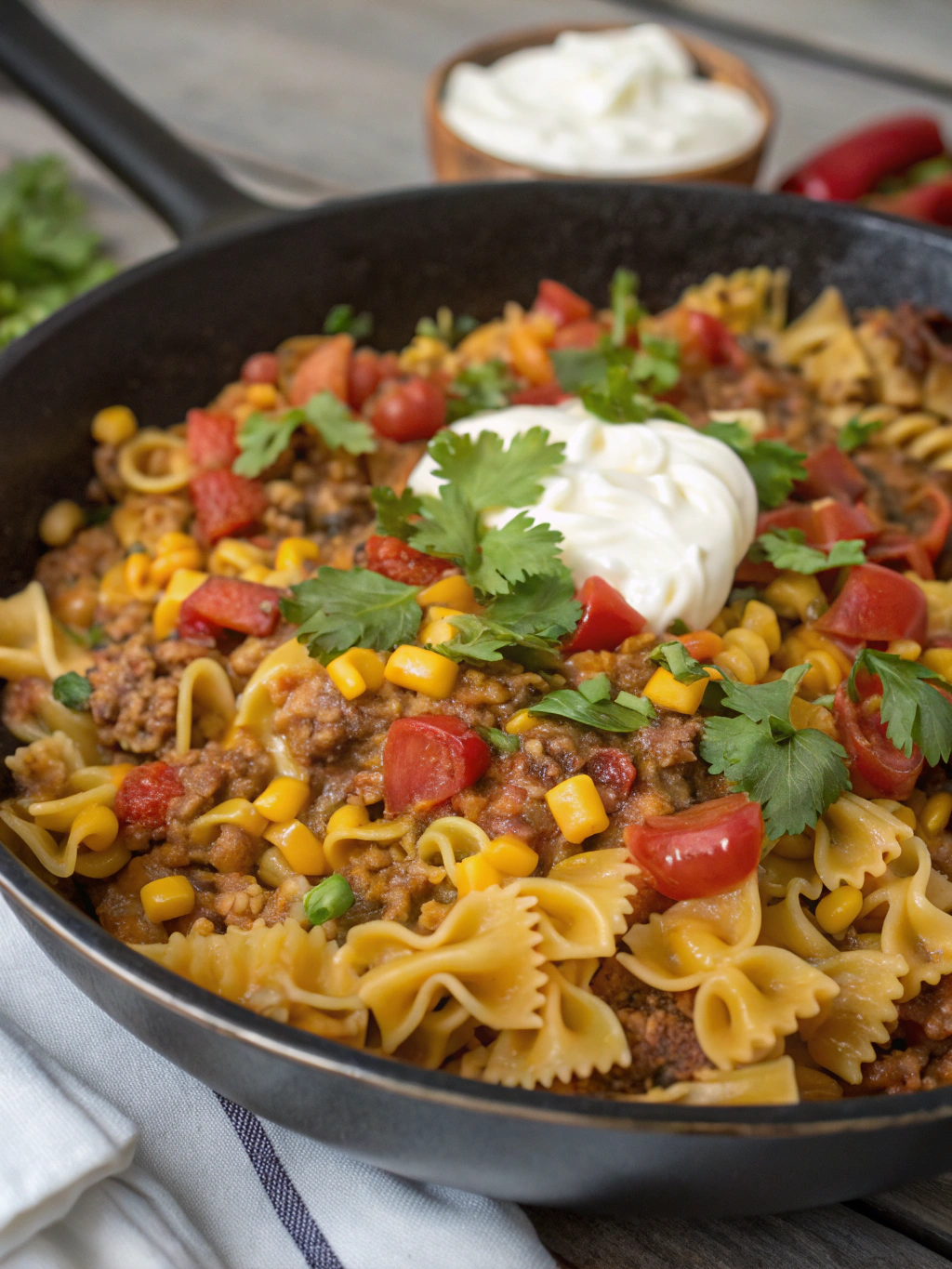 Taco Pasta Skillet